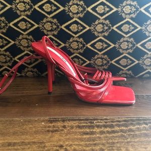 Red Zara heels
